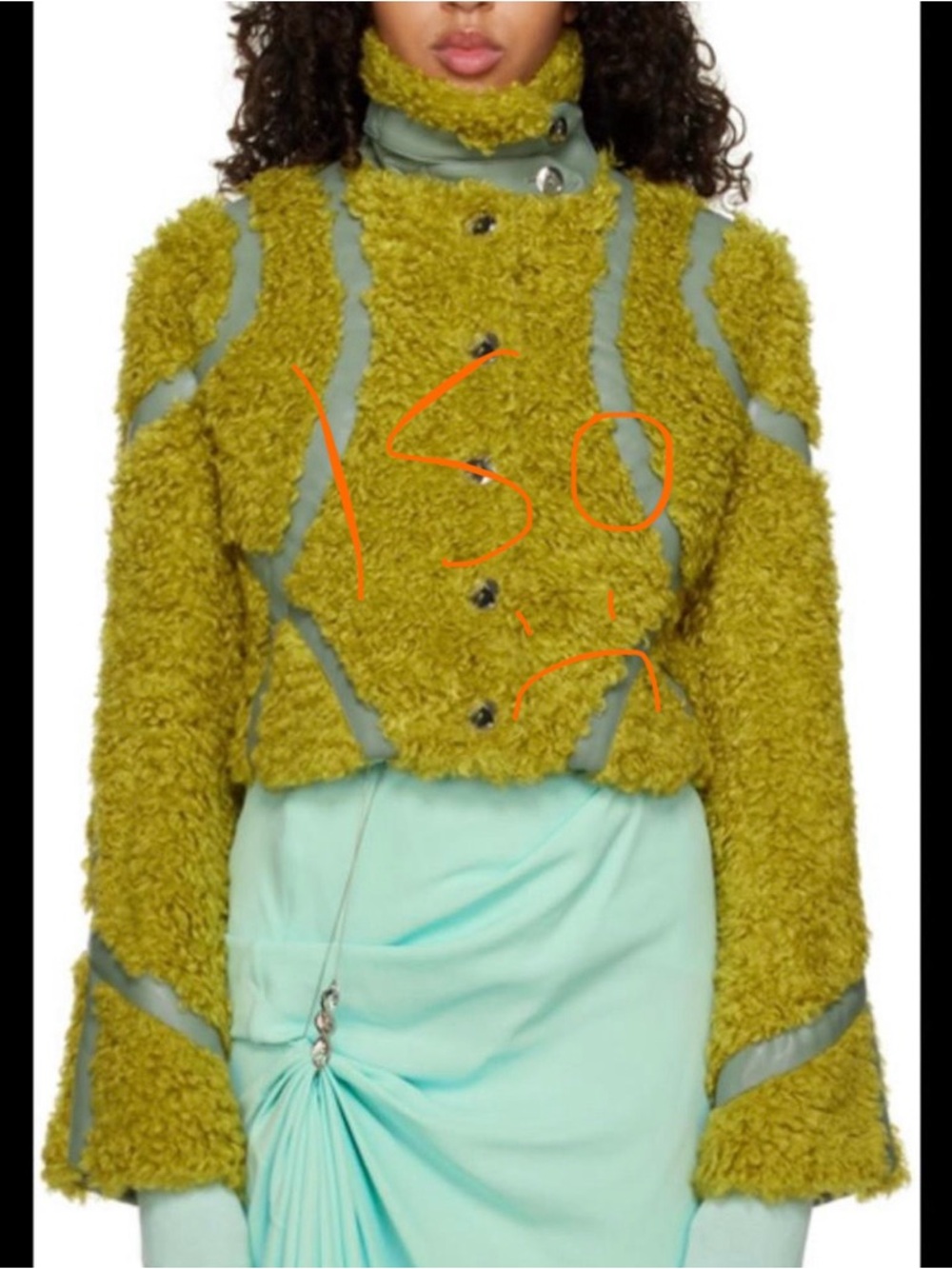 *LOOKING FOR* Kiko Kostadinov Green Pandora Teddy Jacket
